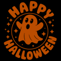Happy Halloween Ghost 01