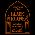 Black Flame Candles