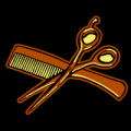 Scissors and Comb
