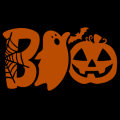 BOO Pumpkin Ghost