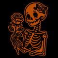 Cute Skully with Flower