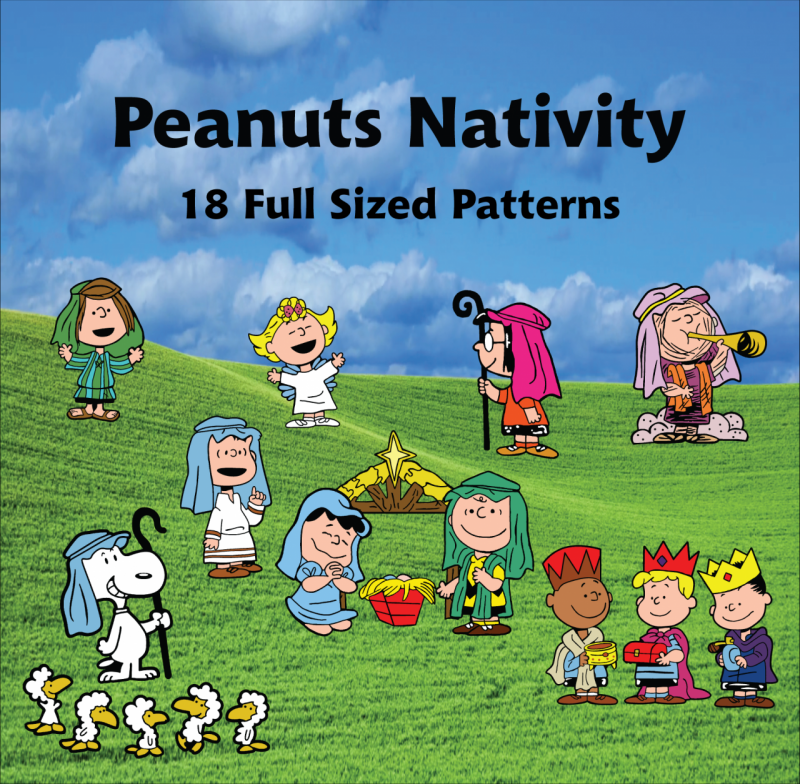 Peanuts Nativity 18 Patterns StoneyKins Yard Art Patterns