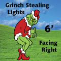 Grinch Stealing Lights Right 6ft