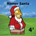 Homer Santa 4ft