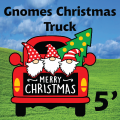 Christmas Gnomes Truck 5ft