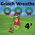 Grinch Wreaths 4ft