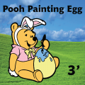 Pooh Painting Egg 3ft