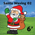 Santa Waving 02 6ft