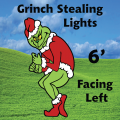 Grinch Stealing Lights Left 6ft