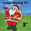 Santa Waving 01 3ft