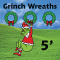 Grinch Wreaths 5ft